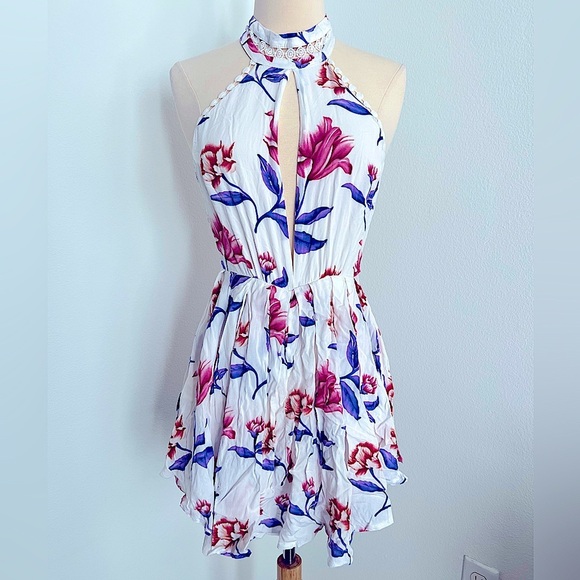 Luxxel Dresses & Skirts - Floral Hawaii Romper/Dress
